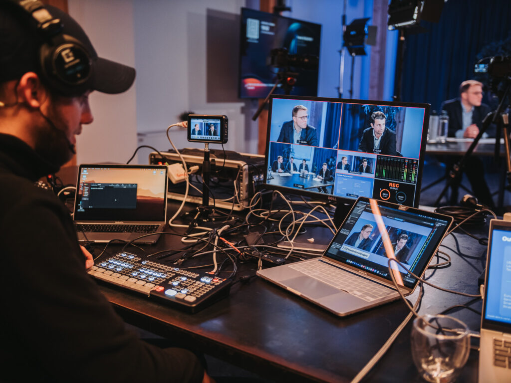 Événement multi-sites filmé en duplex