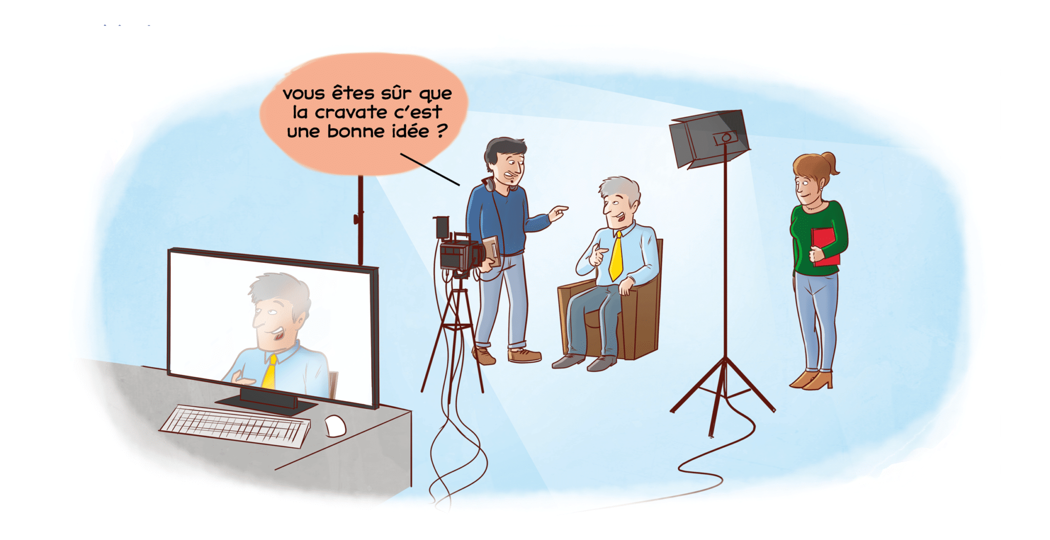 Étape 4 de la production d'un film institutionnel