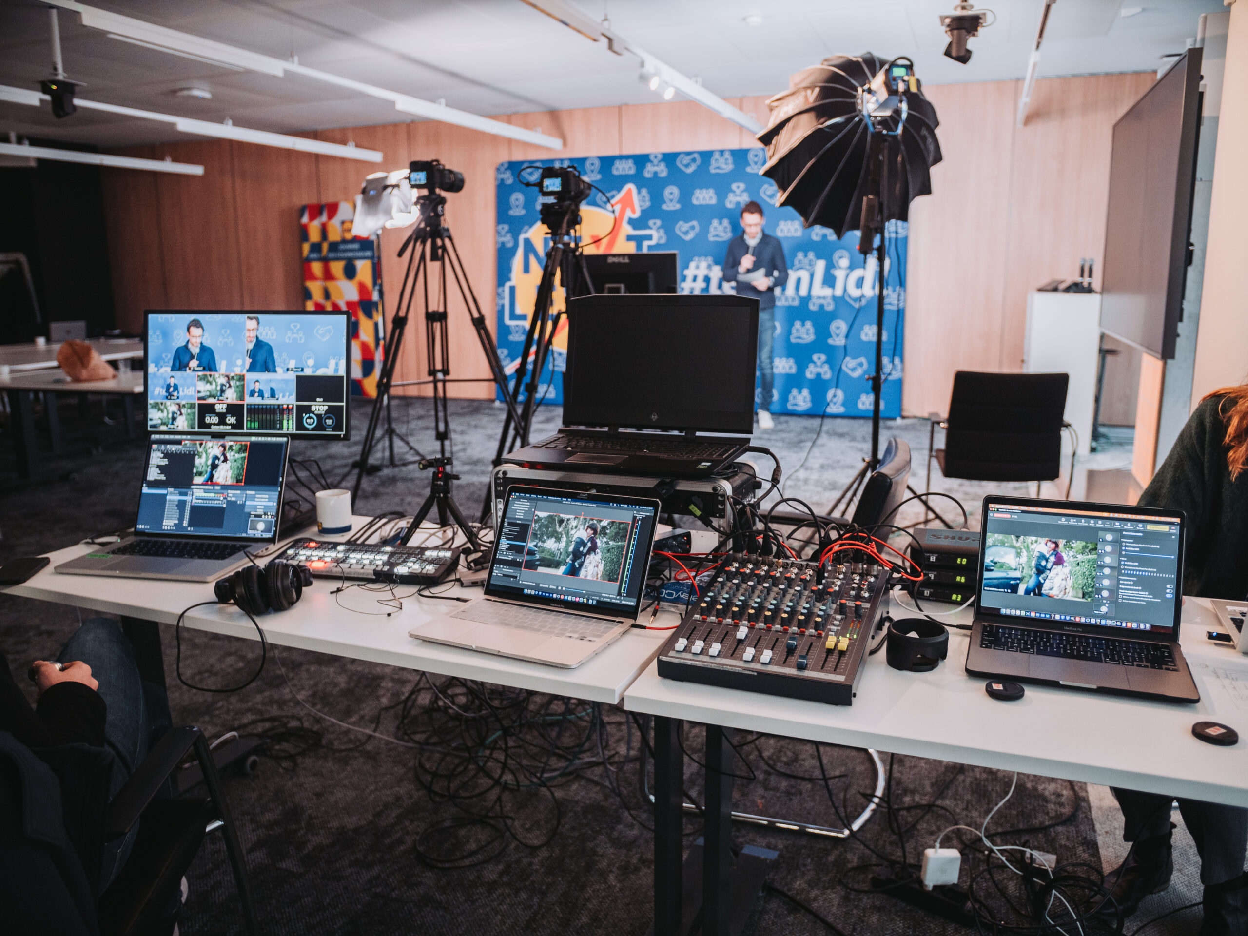 Régie de live streaming lors d'un événement à Paris