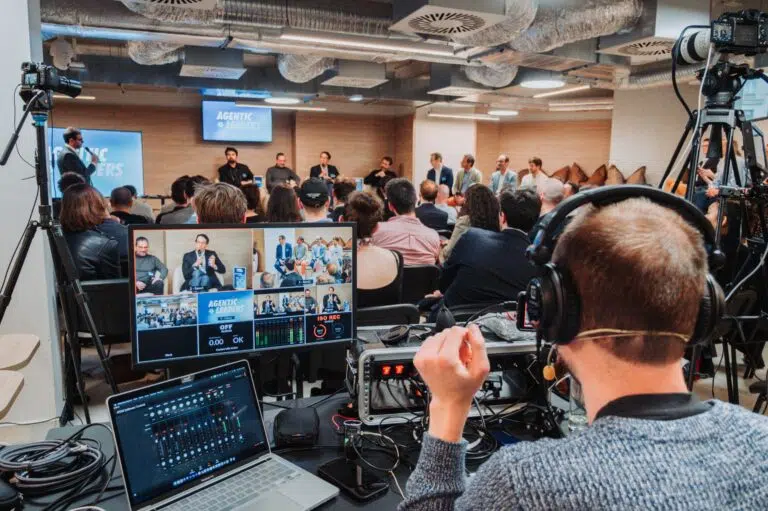 Captation vidéo d'un événement d'entreprise
