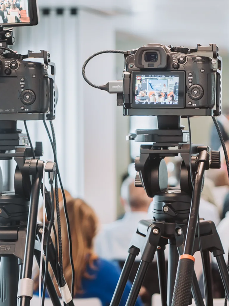 Caméras de captation vidéo en conférence