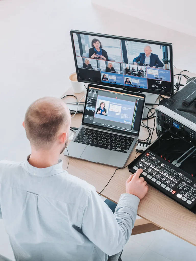 Régie de live streaming multi-écrans