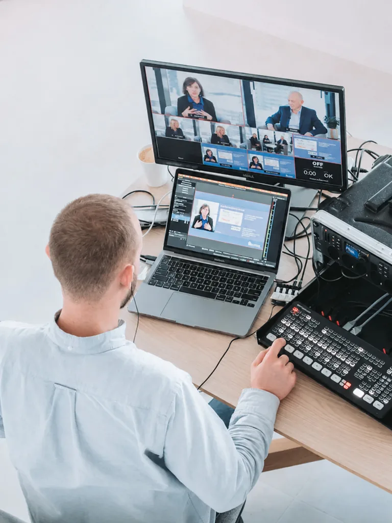Régie de live streaming multi-écrans
